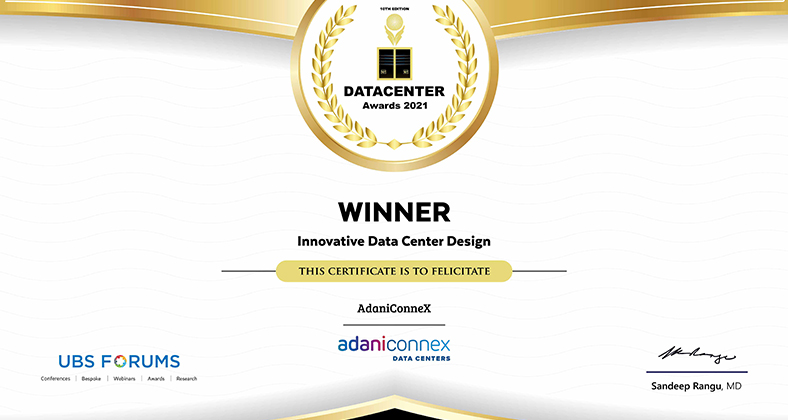 Innovative Data Center Design Award