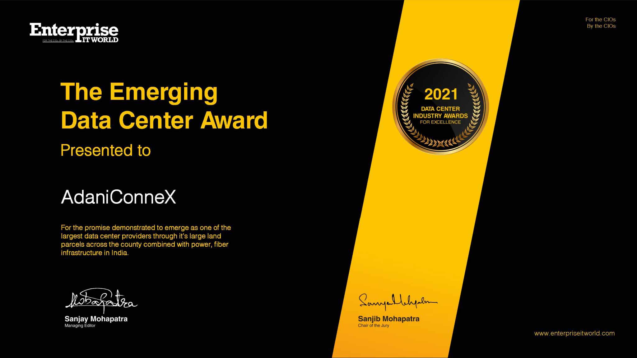 Emerging Data Center Award